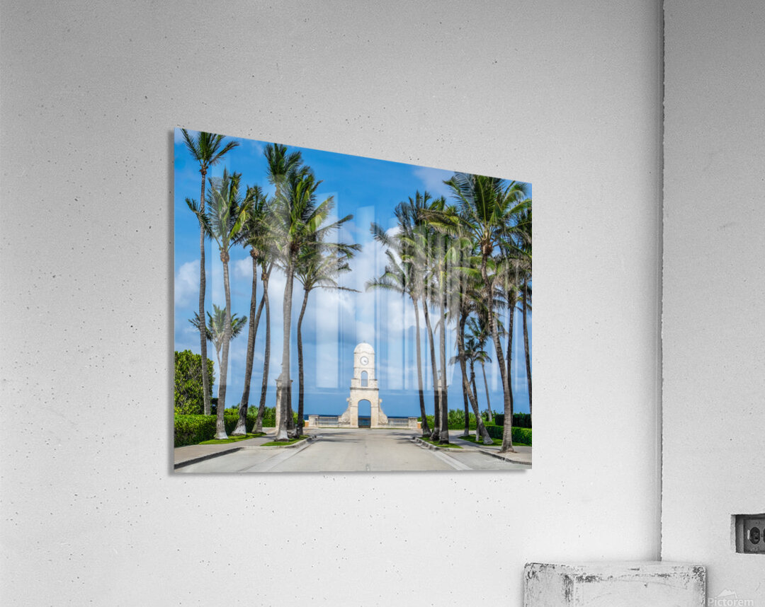 Palm Gate to the Atlantic Acrylic Print