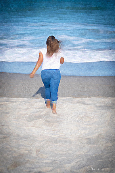 Embrace of the Waves  Print