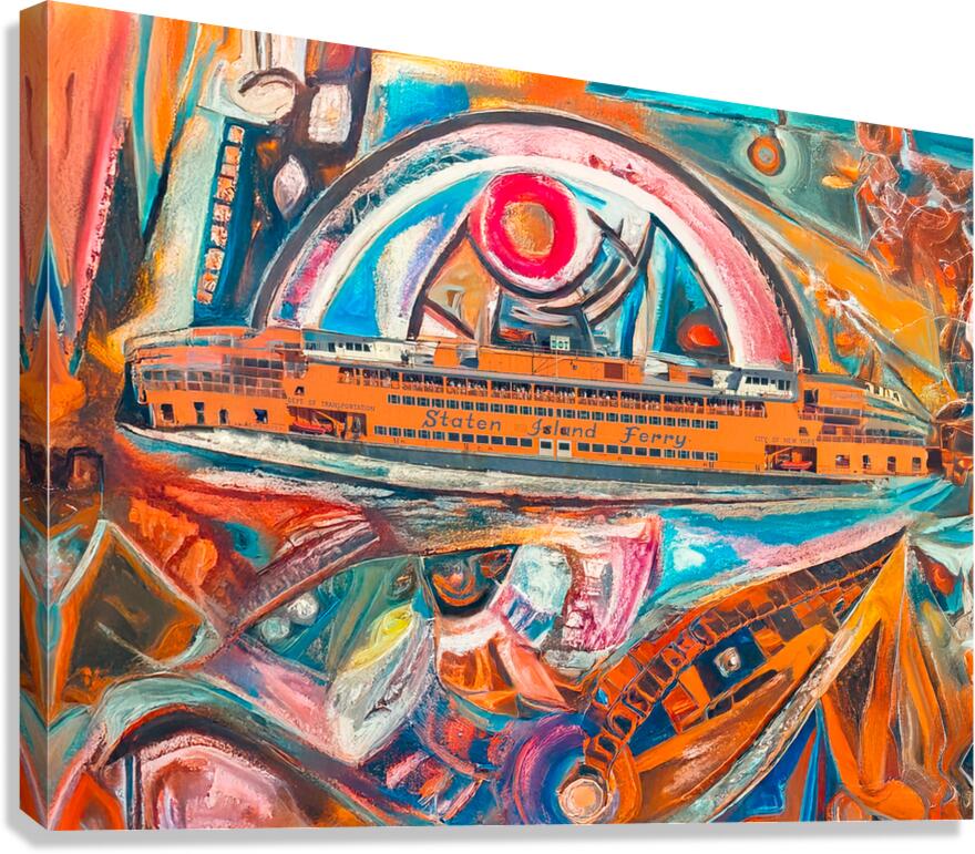 Orange Passage Canvas Print