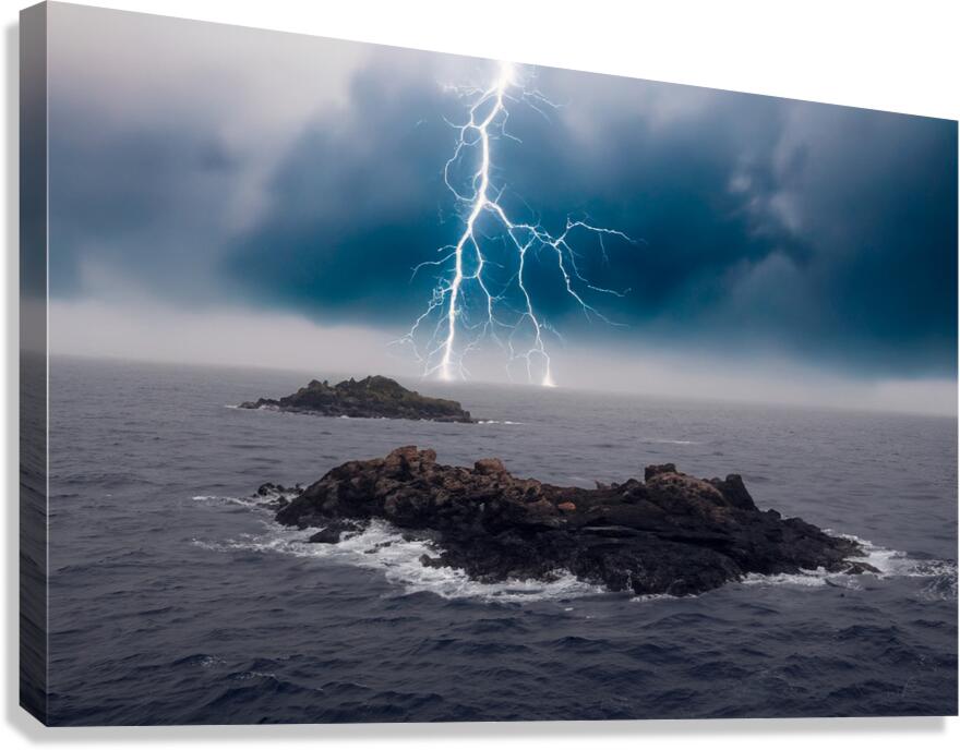 Between Thunder and Solitude Canvas Print
