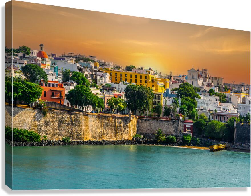 Sunset Over San Juan Soul Canvas Print