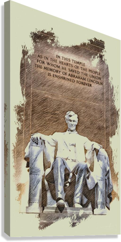 Temple of Resolve Canvas Print