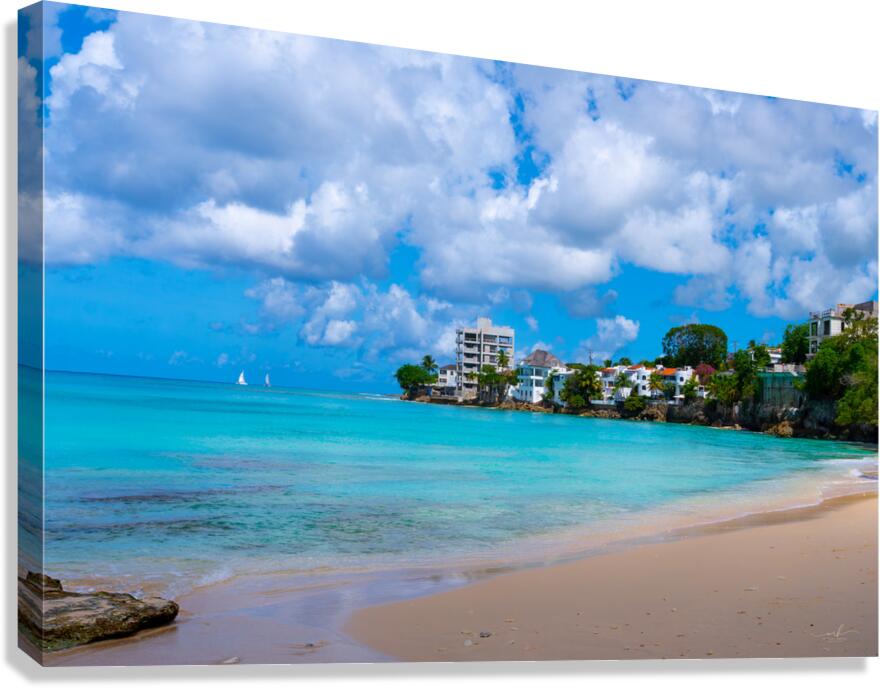 Between Breath and Tide Canvas Print