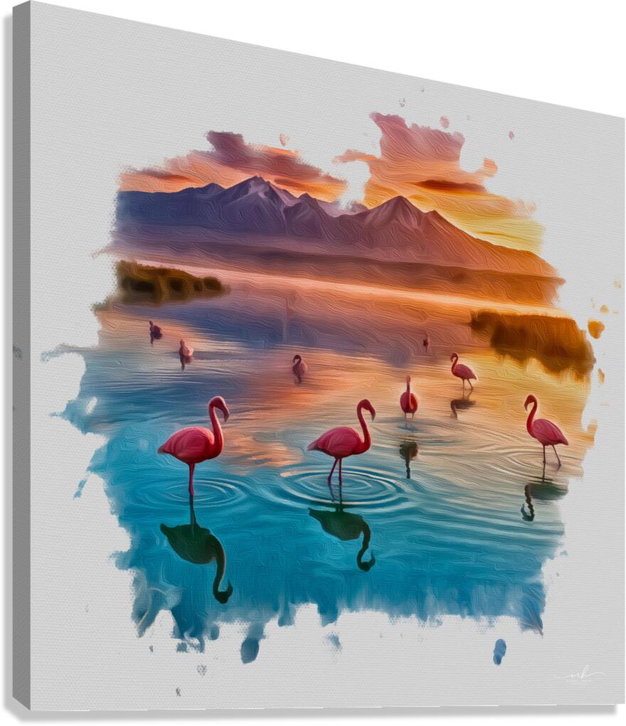 Whispers of the Sunset Tide Canvas Print