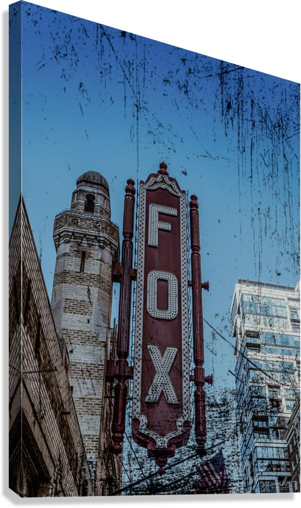 Beacon of the Forgotten Marquee Canvas Print