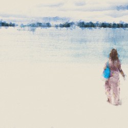 Solitude by the Shore  