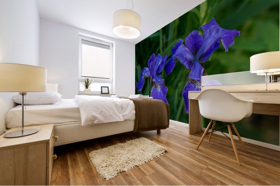 Azure Elegance Mural print
