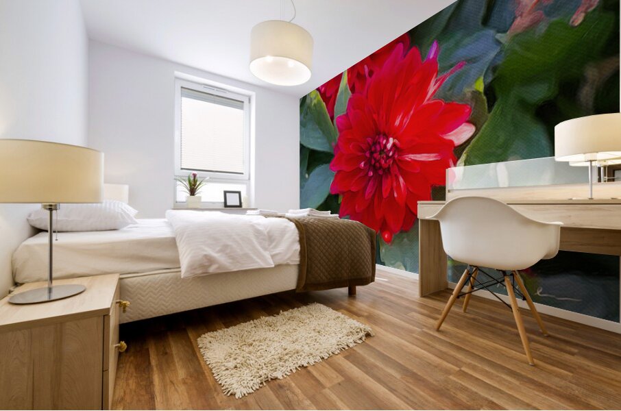 Crimson Grace Mural print