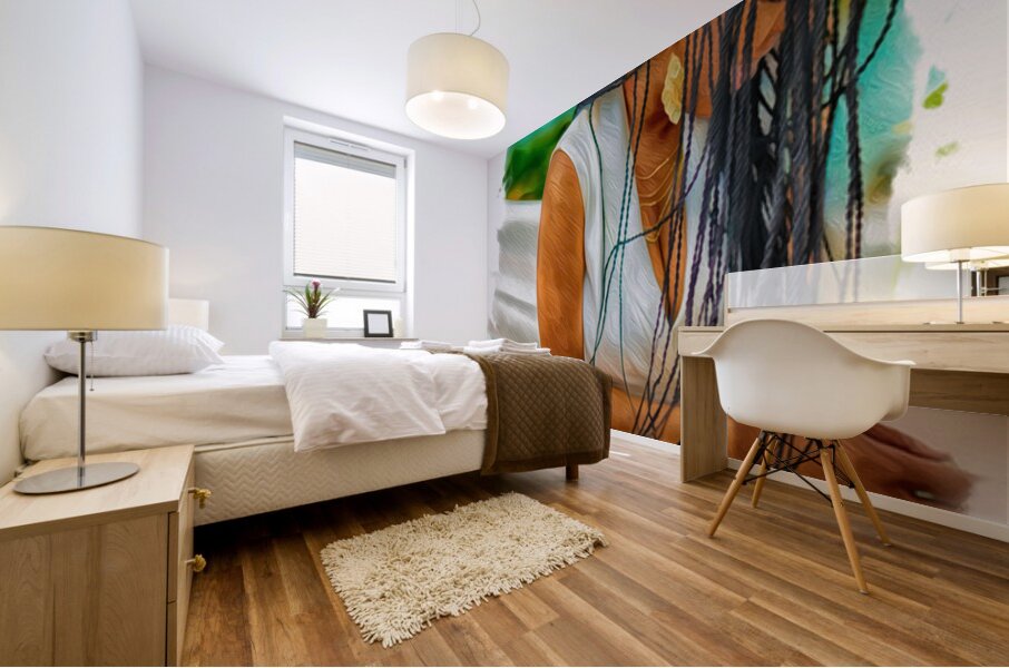 Beneath the Braids Mural print