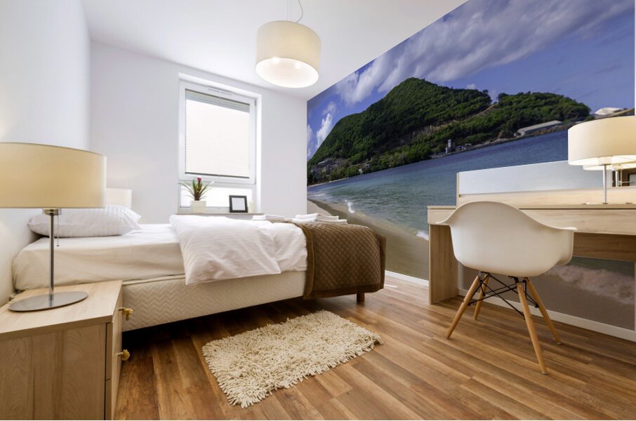 Where the Hills Meet the Tide Mural print