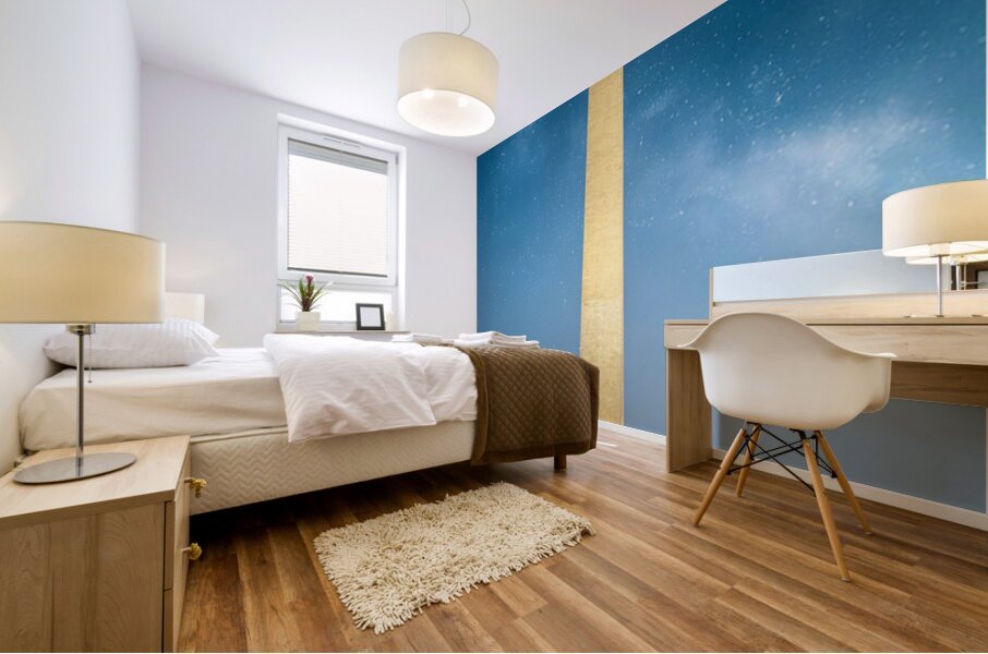 Sentinel Under Stars Mural print