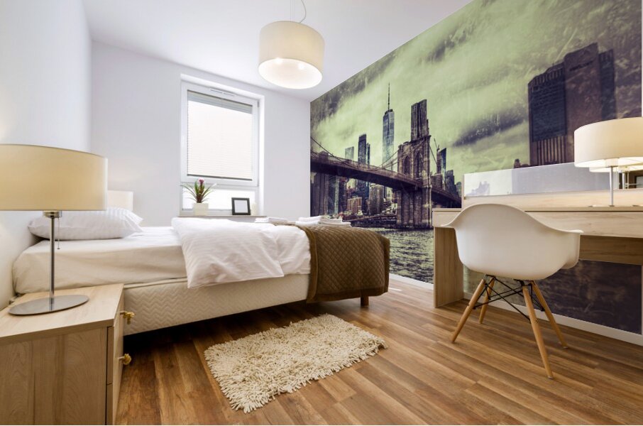 Threshold of the City Mural print