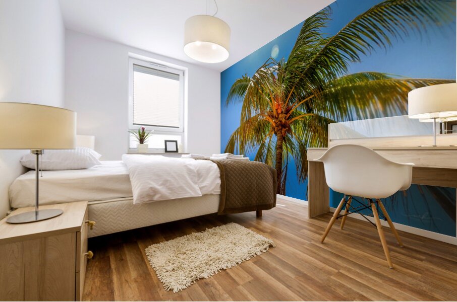 Miami Palm Mural print