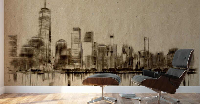 Echoes of Manhattan Wall Murals