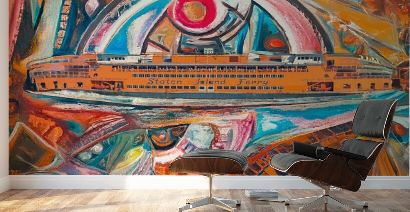 Orange Passage Wall Murals