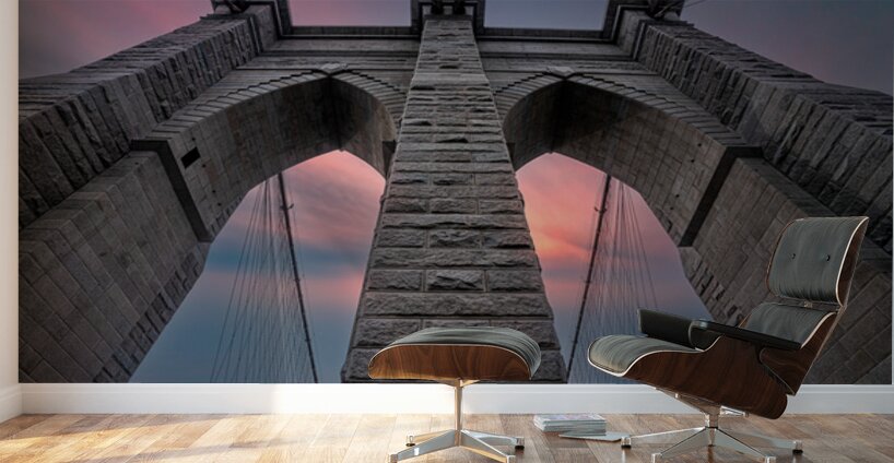 Sunset Through the Arches Wall Murals