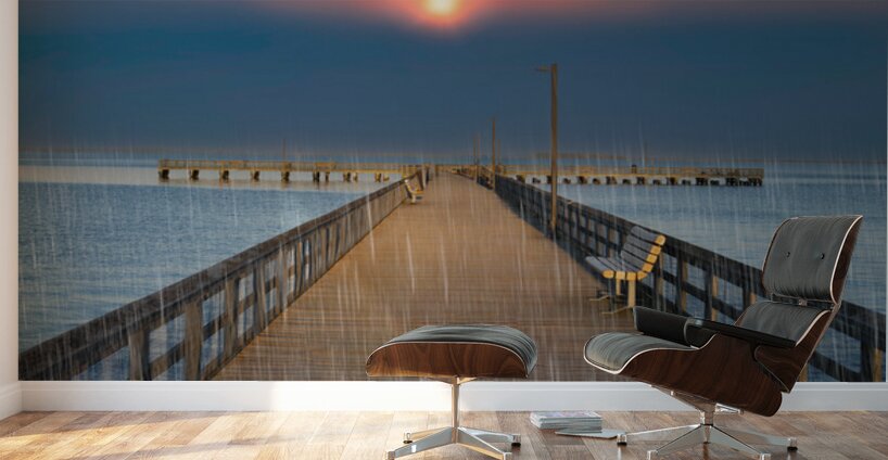 Solitude in the Rain Wall Murals