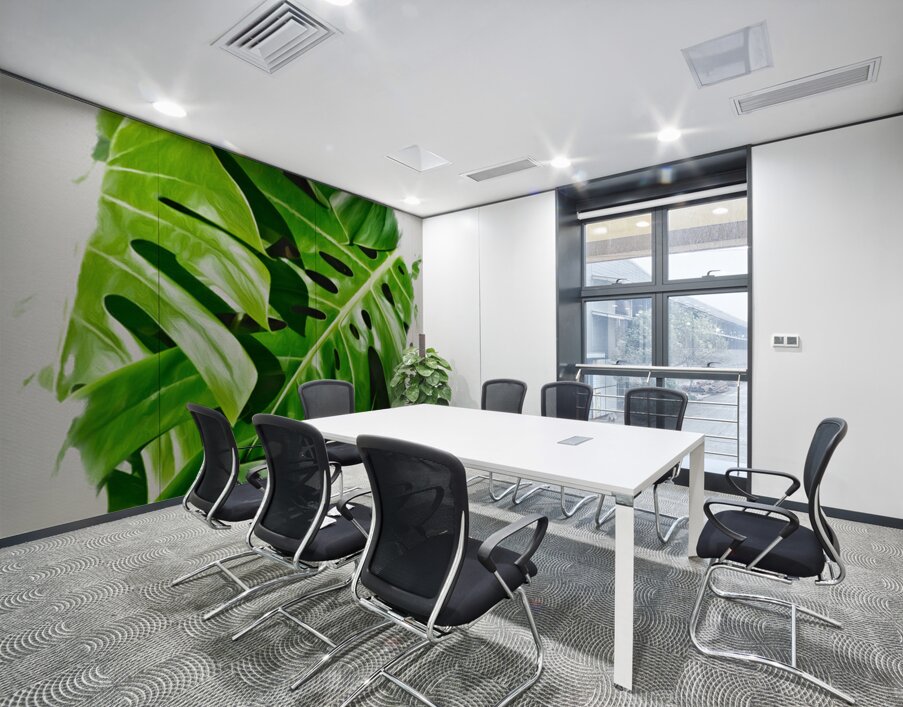 Still Verdant Wall Printing