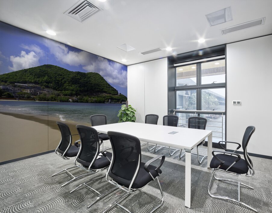 Where the Hills Meet the Tide Wall Printing