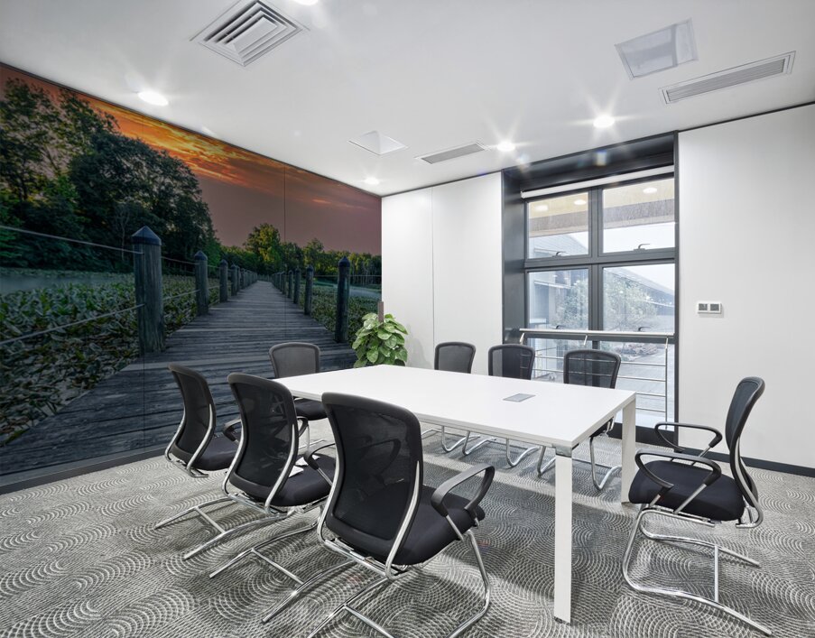 Sunset Serenity on the Boardwalk Wall Printing