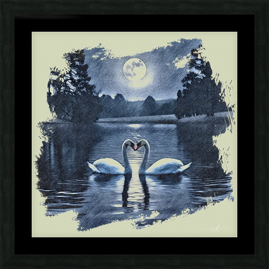 Moonlit Devotion Picture Frame print