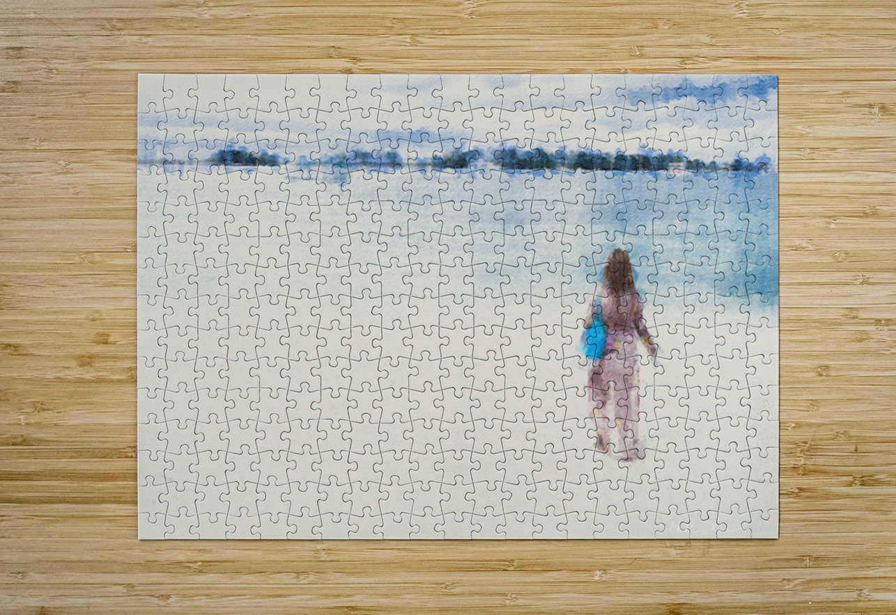 Solitude by the Shore   Henley Lens Puzzle printing