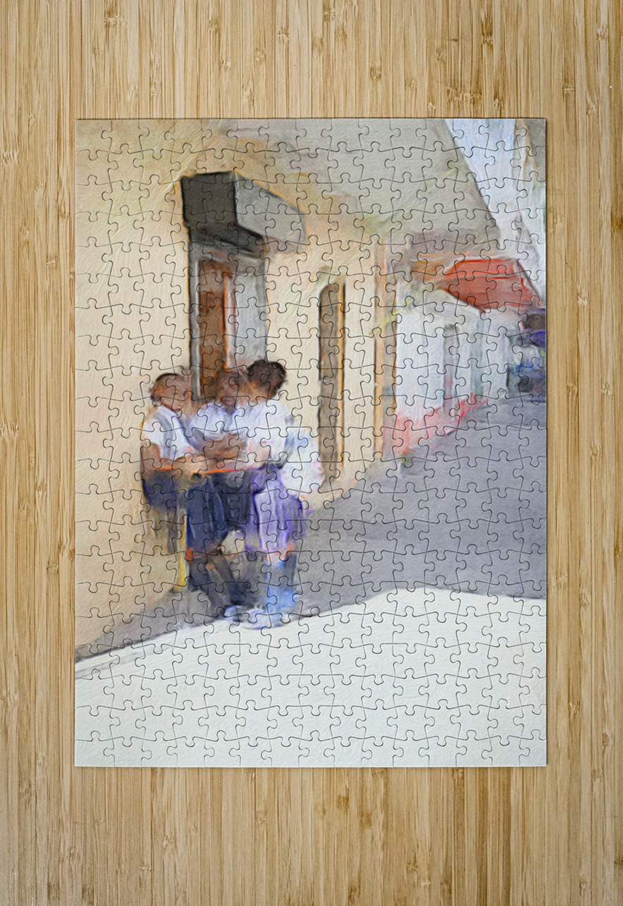 Afternoon Break Henley Lens Puzzle printing