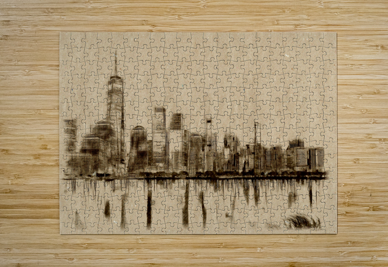 Echoes of Manhattan Henley Lens Puzzle printing