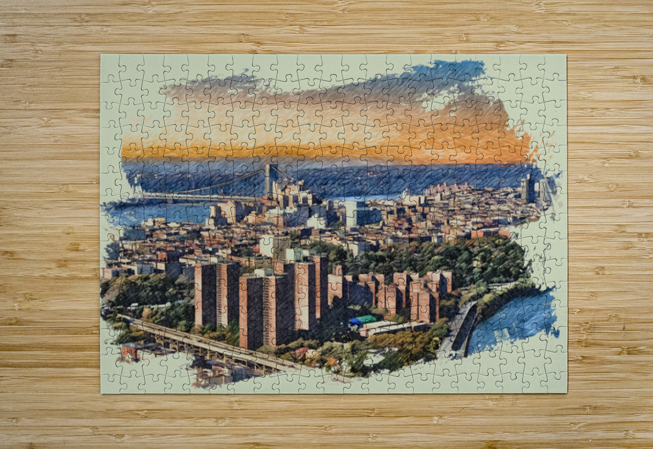 Polo Grounds Henley Lens Puzzle printing