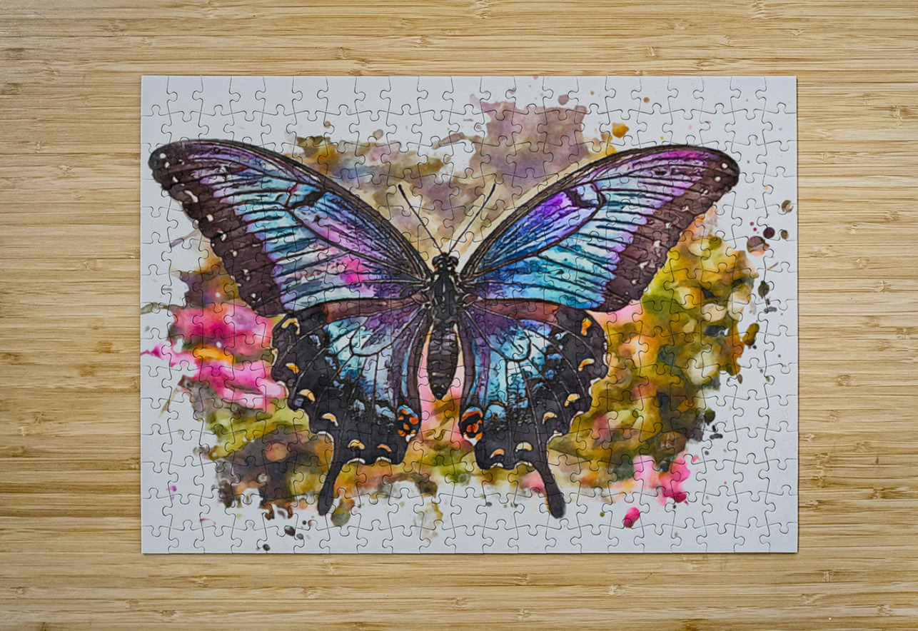 Awakened Wings Henley Lens Puzzle printing