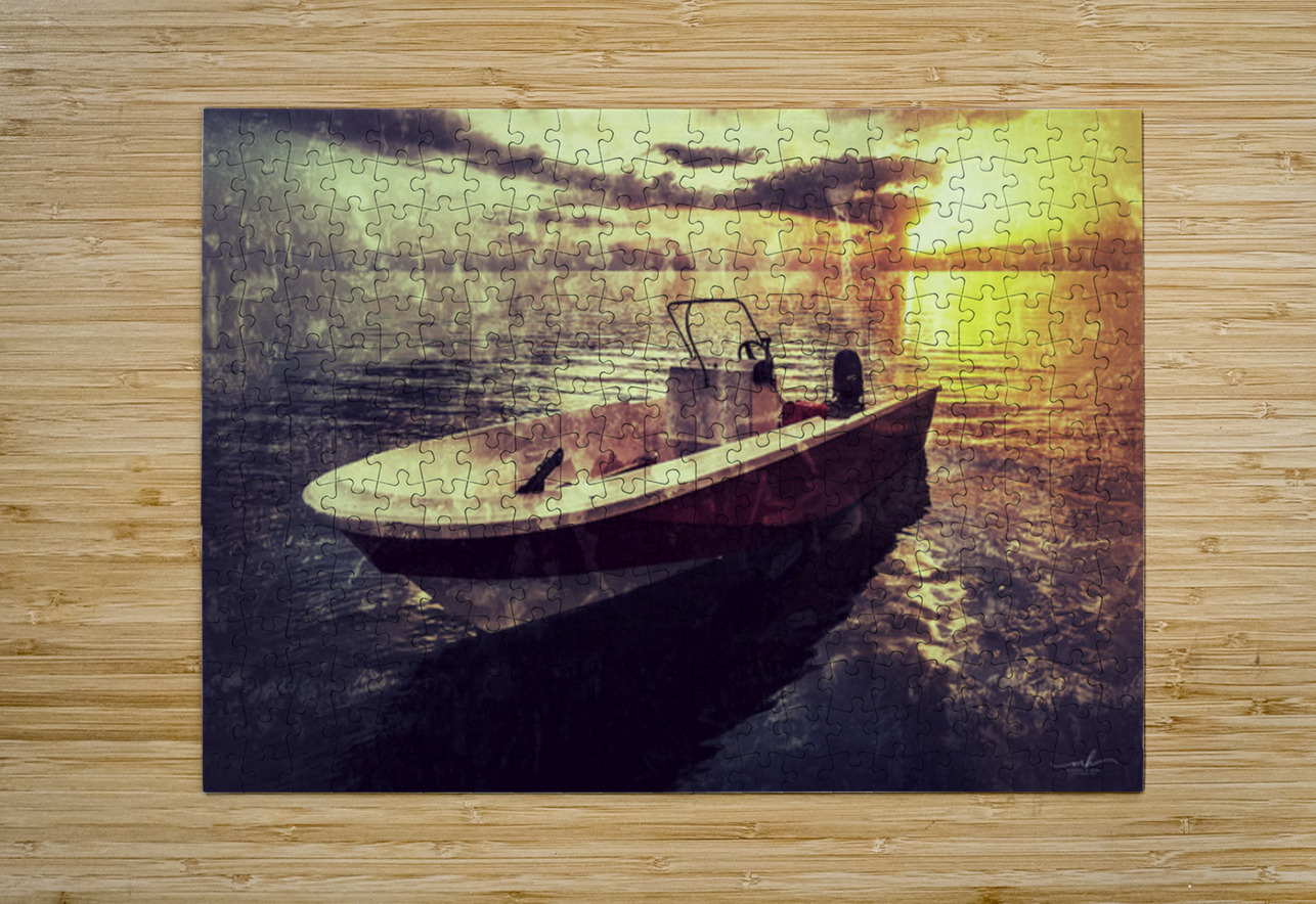 Drift into Dusk Henley Lens Puzzle printing