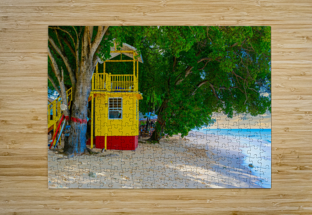 Sun light Shelter Barbados Henley Lens Puzzle printing