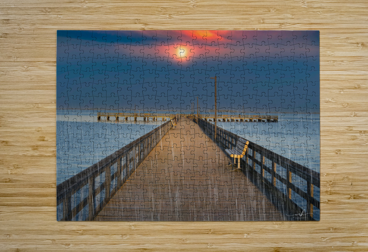 Solitude in the Rain Henley Lens Puzzle printing