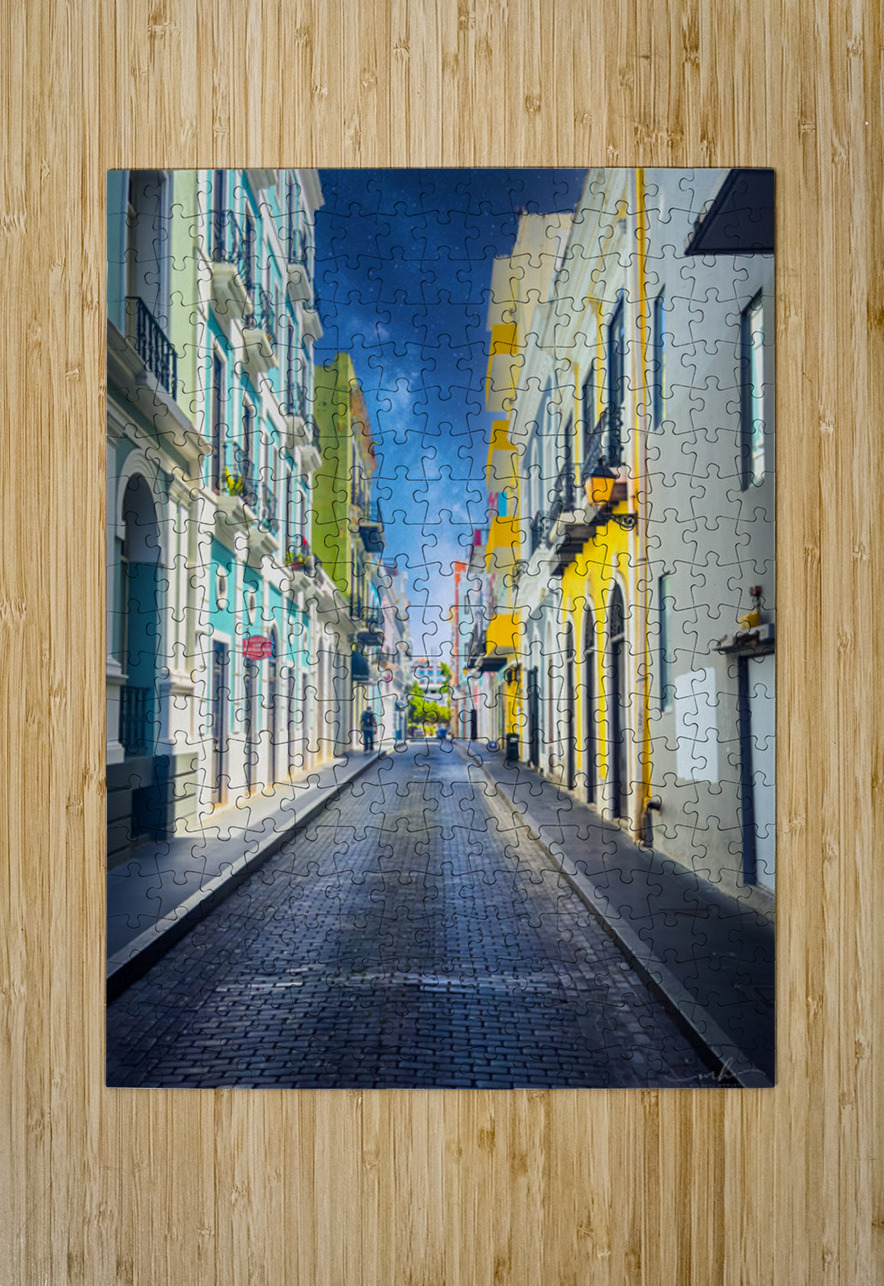 Where Color Walks in Silence Henley Lens Puzzle printing